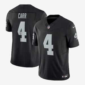 NFL x Nike Las Vegas Raiders Derek Carr #4 On Field Black Jersey Size XXXL